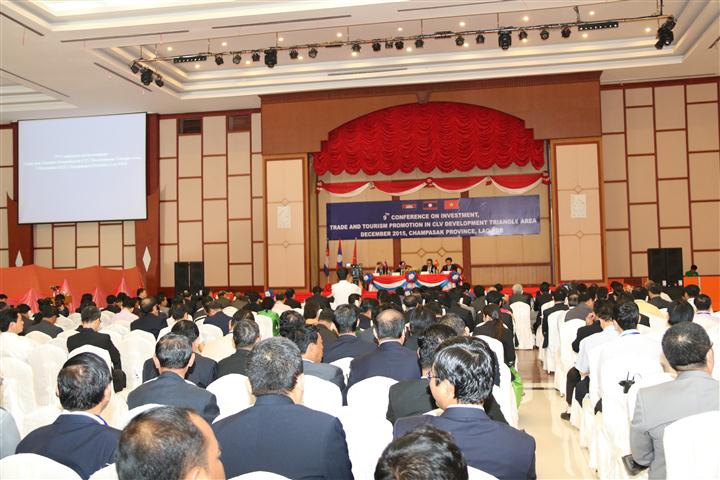 ກອງປະຊຸມສ​ົ່ງເສີມການລົງທຶນແລະທ່ອງທ່ຽວກຳປູເຈຍ-ລາວ-ຫວຽດນາມຄັ້ງທີ9